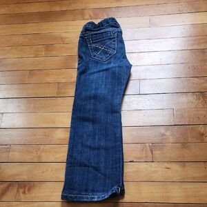 Dark Blue Straight Leg Girls Jeans GAP 6 Regular